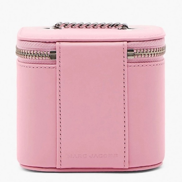 Marc Jacobs Leather Mini Vanity Crossbody Bag - Ribbon Pink - Picture 2 of 12
